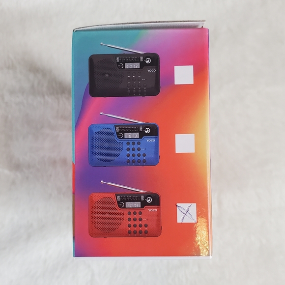 YOCO Portable FM AM SW Radio Model no: YR139 Color Red - Picture 6 of 6